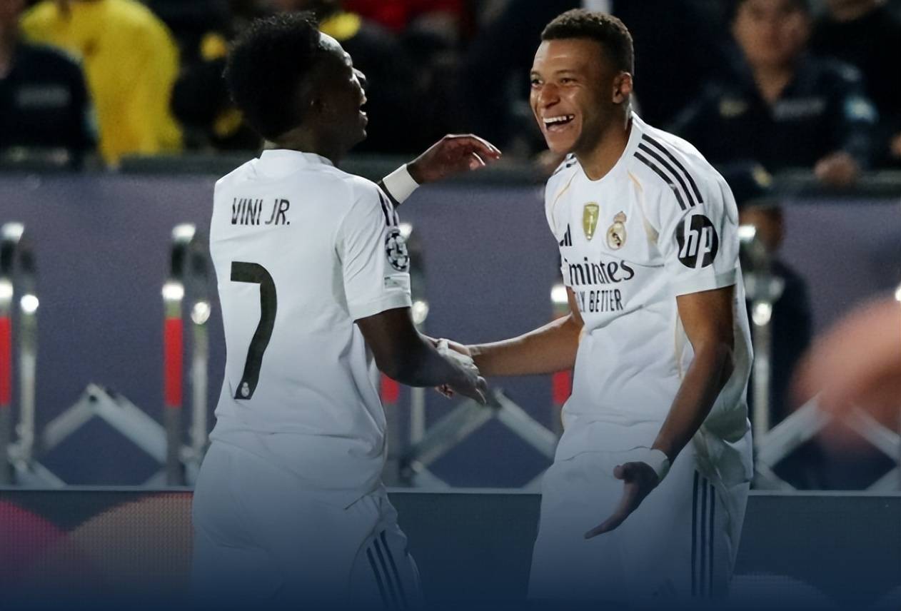 欧冠赛场皇马5比0大胜，姆巴佩一数据历史第三，第一居然不是C罗